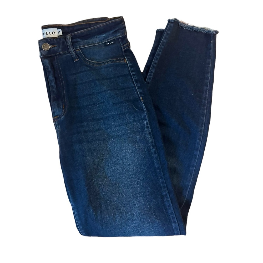 Cello Women's Skinny Jeans - Dark Blue Wash